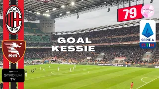 Milan 2-0 Salernitana Goal Celebrations Frank Kessie Live HD