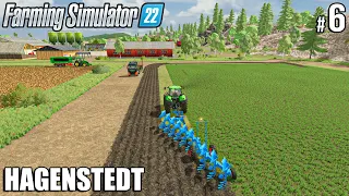 Expanding THE FIELDS and Harvesting CANOLA | COWS in Hagenstedt | Farming Simulator 22