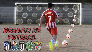 DESAFIO DE FUTEBOL ENTRE RIVAIS COM ALVOS!!