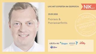 Live mit Experten im Gespräch: Thema Psoriasis & Psoriasisarthritis