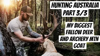 HUNTING AUSTRALIA. JR DOWN UNDER PART 3/3 THE FINAL CHAPTER. ARCHERY FERAL GOAT AND FALLOW DEER