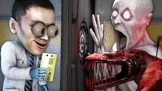 НЕ СТОИЛО НАМ ОТКРЫВАТЬ ЭТУ ДВЕРЬ... SCP : SECRET LABORATORY!