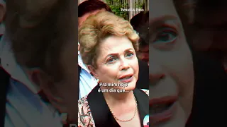 "Nós voltamos, presidenta Dilma"