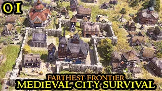 A NEW City - Farthest Frontier SURVIVAL VANQUISHER HARDMODE || City Strategy || Part 01