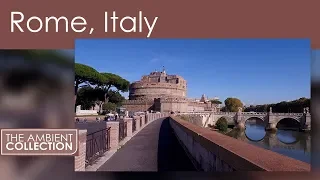Virtual Treadmill Scenery - of Rome, Italy with Music -Virtual Running Experience
