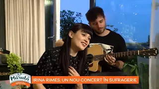 Irina Rimes, un nou concert în sufragerie