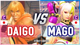 SF6 🔥 Daigo (Ken) vs Mago (Juri) 🔥 Street Fighter 6