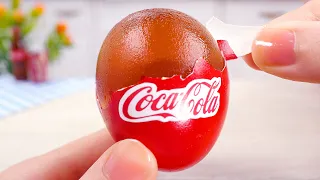 Yummy Miniature Coca-Cola Jelly Decorating | Best Of Miniature Coca Cola Recipe Idea | Tiny Cakes