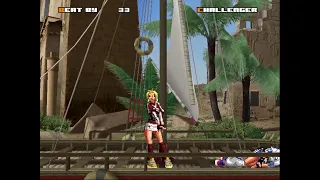 King of Fighters 2003 - Malin (Intro & Win Poses)