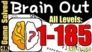 Brain Out - Can you pass it? || All levels answers walkthrough 1-185 [OLD VERSION]