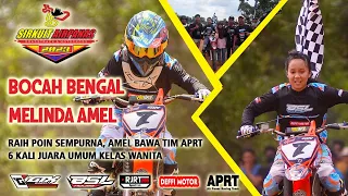 Aksi Melinda Amel 7 Bersama Air Panas Racing Team | GRASSTRACK AIRPANAS BUPATI BASEL CUP 2023