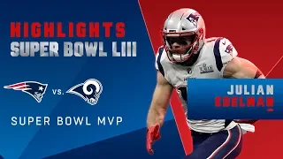 Every Catch from Julian Edelman's MVP Performance! | Super Bowl LIII Player Highlights