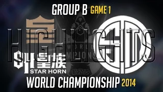 Star Horn Royal club vs Team Solomid Highlights S4 Worlds | SHR vs TSM LoL S4 World Championship