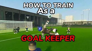 Real futbol 24 Roblox how to practice as a goal keeper