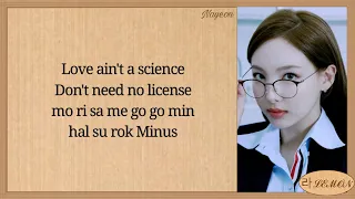 TWICE Scientist Easy Lyrics