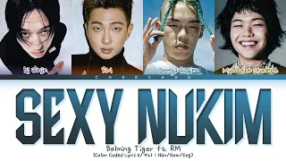 Balming Tiger ft BTS RM SEXY NUKIM Lyrics 발밍타이거 ft 방탄소년단 알엠 섹시느낌 가사 | Color Coded | Han/Rom/Eng