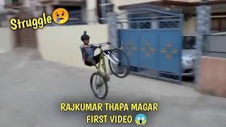 RAJKUMAR THAPA MAGAR STRUGGLE IN FIRST VIDEO 😱😱 || Training Session