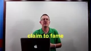 Learn English: Daily Easy English 1015: claim to fame