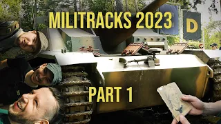 Militracks 2023 at war museum overloon part 1! Riding along - historical Vehicles