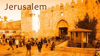 JERUSALEM. Walk from The Damascus Gate to The City Center