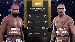 ДЖОН ДЖОНС VS АЛЕКС ПЕРЕЙРА UFC 5 CPU VS CPU