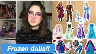 HUGE box from the Disney Store! Frozen 2 Deluxe doll set 2020 unboxing/review!