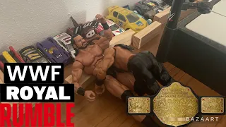 Roman reigns vs drew McIntyre world heavyweight. championship match. WWF royal rumble