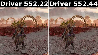 Nvidia Driver 552.22 vs Nvidia Driver 552.44 - Test in 7 Games