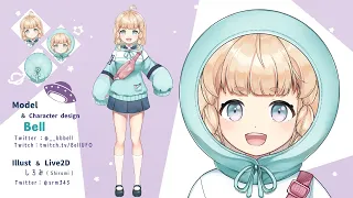 【Live2D Showcase】Bell　冬用追加衣装　VTuber VTubeStudio