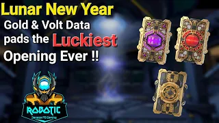 #warrobots Gold and Volt Data pads opening, Lunar New Year Event [WR]