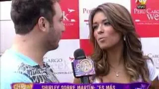 Shirley Arica y Jenko del Río se enfrentan en plena entrevista