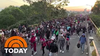 Largest migrant caravan in more than a year headed to US