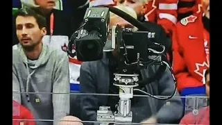 The TSN Camera saves Canada from a penalty late in the Gold Medal Game