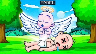 BEBE NOOB SE CONVIRTO EN UN ANGEL AL MORIR 💀😇  EN MINECRAFT TROLL