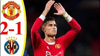 Man United vs Villarreal 2-1 UEFA Champions League  ● 29/09/2021 HD