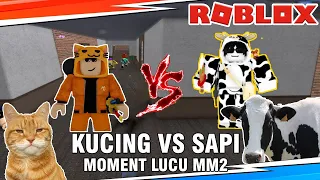 Moment Lucu Murder Mystery 2 Kucing Oren VS Sapi di Roblox - Roblox Indonesia -Bro Mike