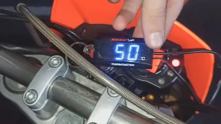 Cómo instalar un SENSOR DE TEMPERATURA a tu moto! Termómetro VOCA/KOSO... Etc.