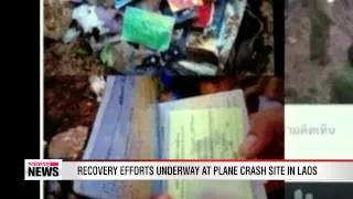 Recovery operations underway at plane crash site in Laos