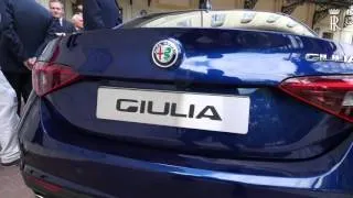 Roma - Presentata al Presidente Mattarella la nuova Alfa Romeo Giulia (05.05.16)