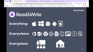 Read&Write Webinar | TextHelp | Assistive Technology