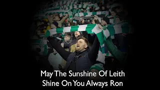 Sunshine On Leith For Ron Gordon At Easter Road | Hibernian FC Special Tribute
