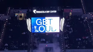 Pensacola Ice Flyers opening night intro and new videoboard unveiling