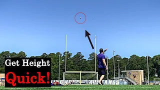 How To Kick a Football Higher and Farther