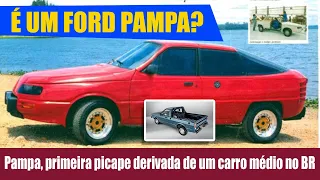 Ford Pampa e suas versões. 1.8s, 4x4, cabine dupla e a curiosa Topazzio  carro engeruto