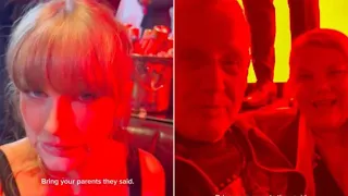 Taylor Swift Celebrates Super Bowl with Boyfriend and Parents - TikTok Video