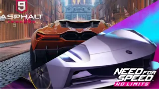 NFS No Limits VS Asphalt 9 Legends: Comparison