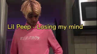 Lil Peep - Losing my mind (painless suicide) *lyric video*