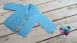 Crochet jacket unisex all sizes (english subtitles)