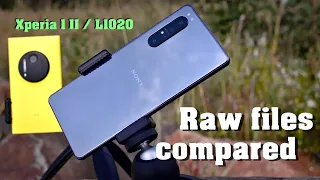 Sony Xperia 1 II vs. Nokia Lumia 1020 - RAW file comparison