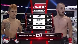 Frederico Gutzwiller vs Akaki Khorava, M-1 Challenge 82
